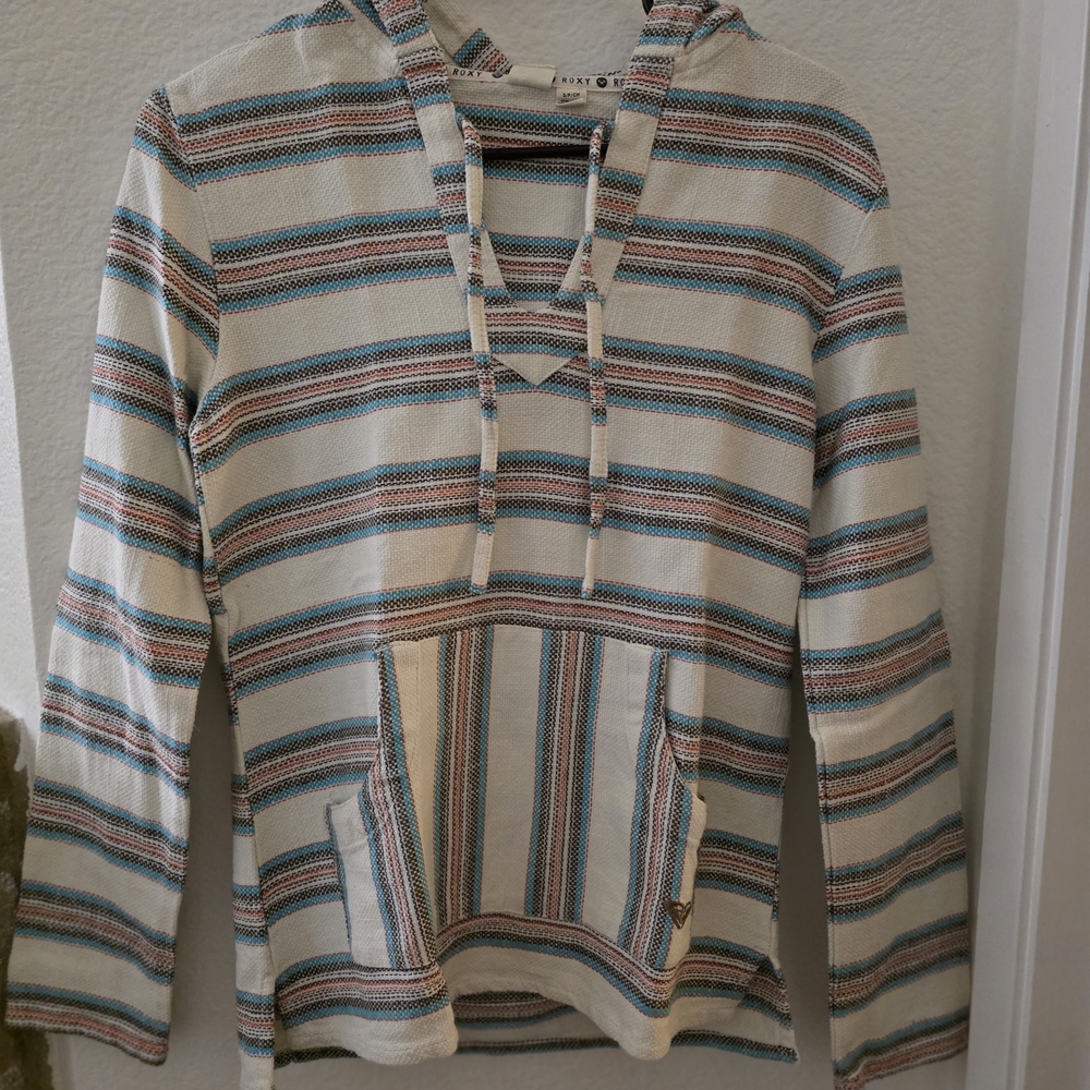 Roxy Multicolor Striped Hoodie